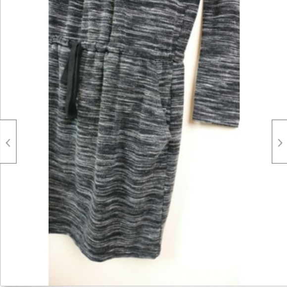 Ann Taylor Loft Womens Dress Black Gray Boat Neck - Picture 4 of 7